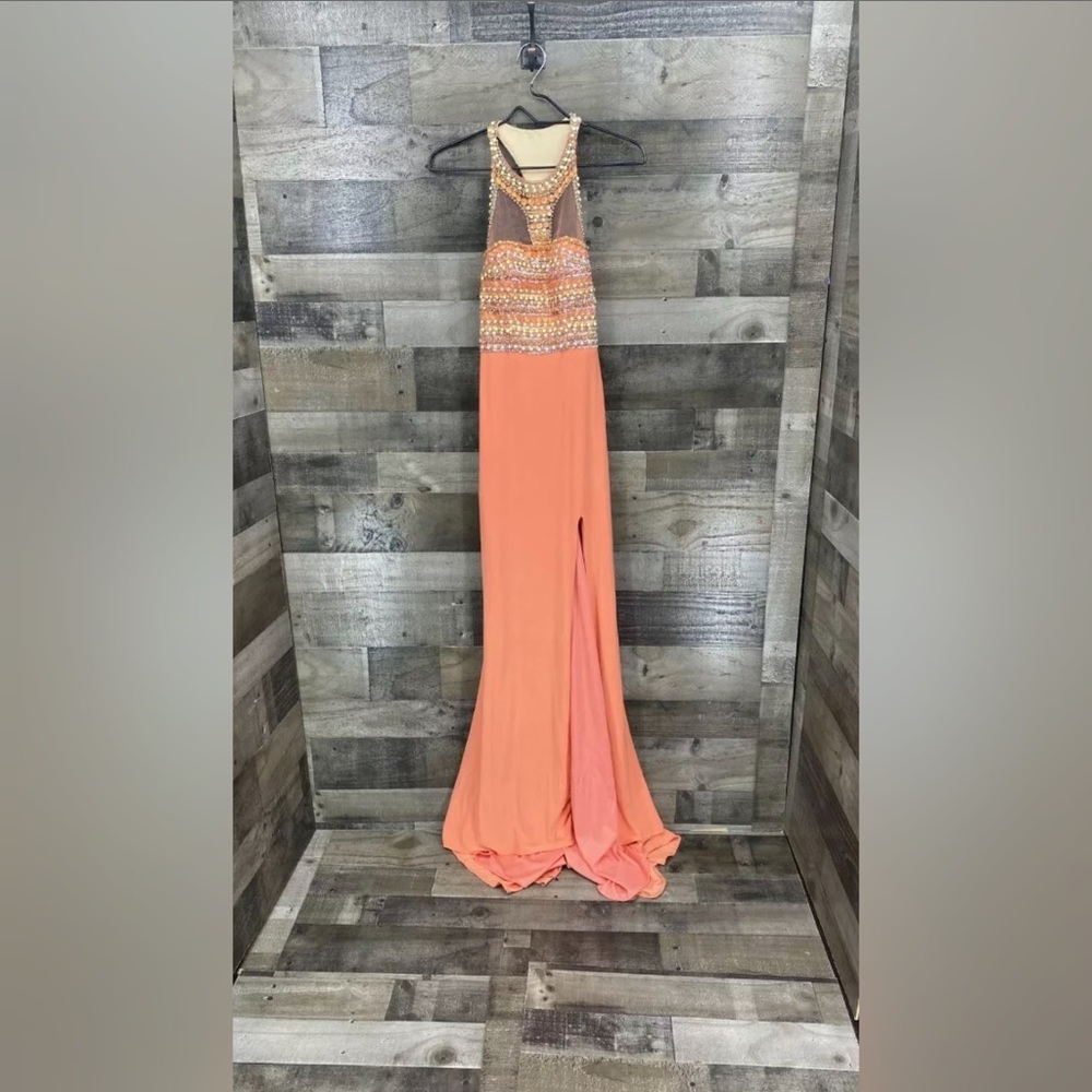 Rachel Allen Princess Beaded Evening Dress Sz 0 - Picture 3 of 9